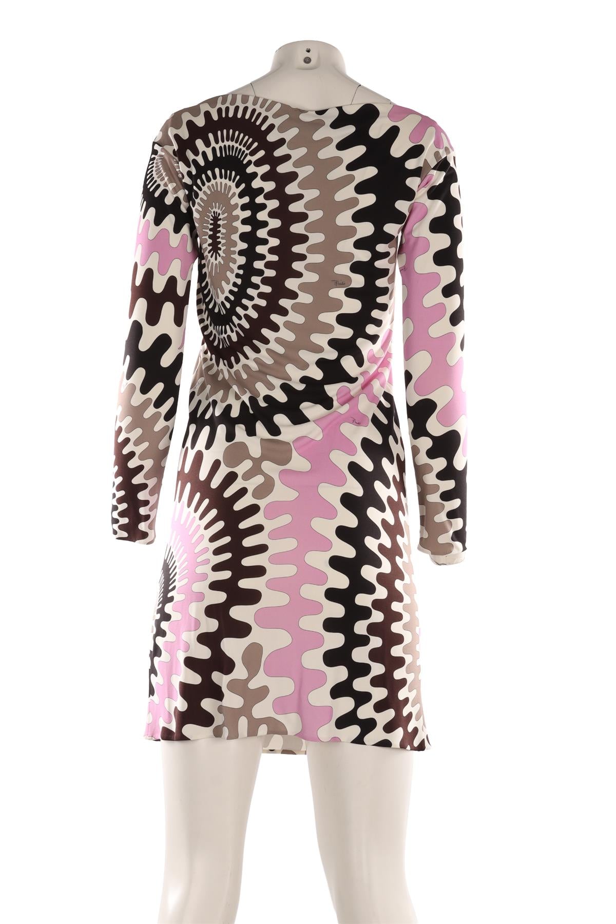 EMILIO PUCCI MULTI JERSEY MINI DRESS IT 38 UK 6