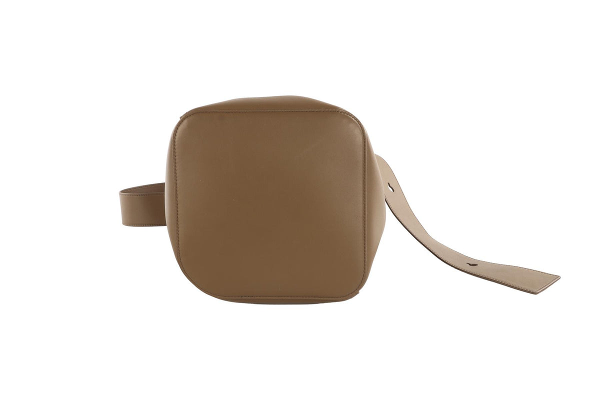 LOEWE BROWN PEBBLE MEDIUM LEATHER SHOULDER BAG