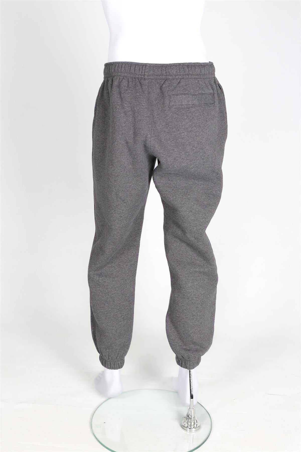 NIKE GREY MEN'S COTTON TRACK PANTS MEDIUM