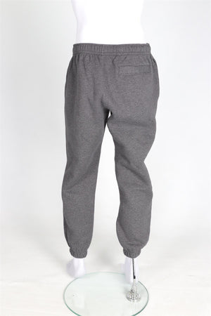 NIKE GREY MEN'S COTTON TRACK PANTS MEDIUM