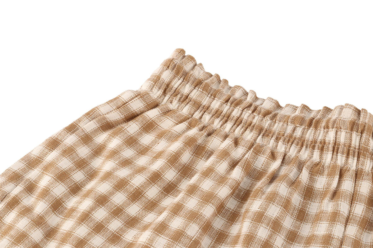 REFORMATION BROWN LINEN SHORTS SMALL