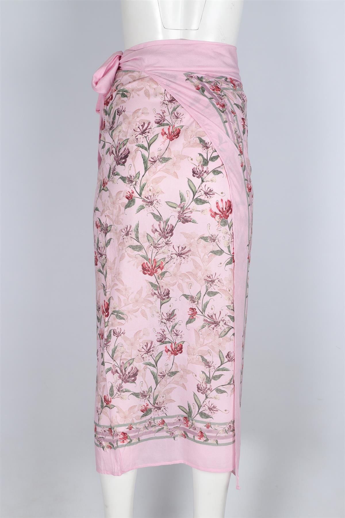 AGUA BY AGUA BENDITA PINK COTTON SARONG ONE SIZE