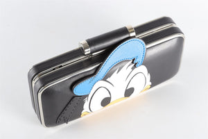 PINKO BLACK LEATHER CLUTCH