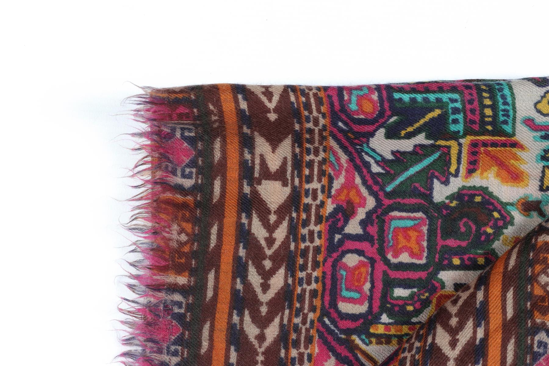 ETRO MULTI CASHMERE SCARF