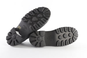 CHANEL BLACK 2024 CANVAS PLATFORM SHOES EU 40 UK 7 US 10