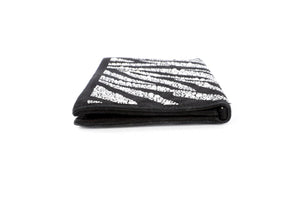 ROBERTO CAVALLI BLACK SUEDE CLUTCH