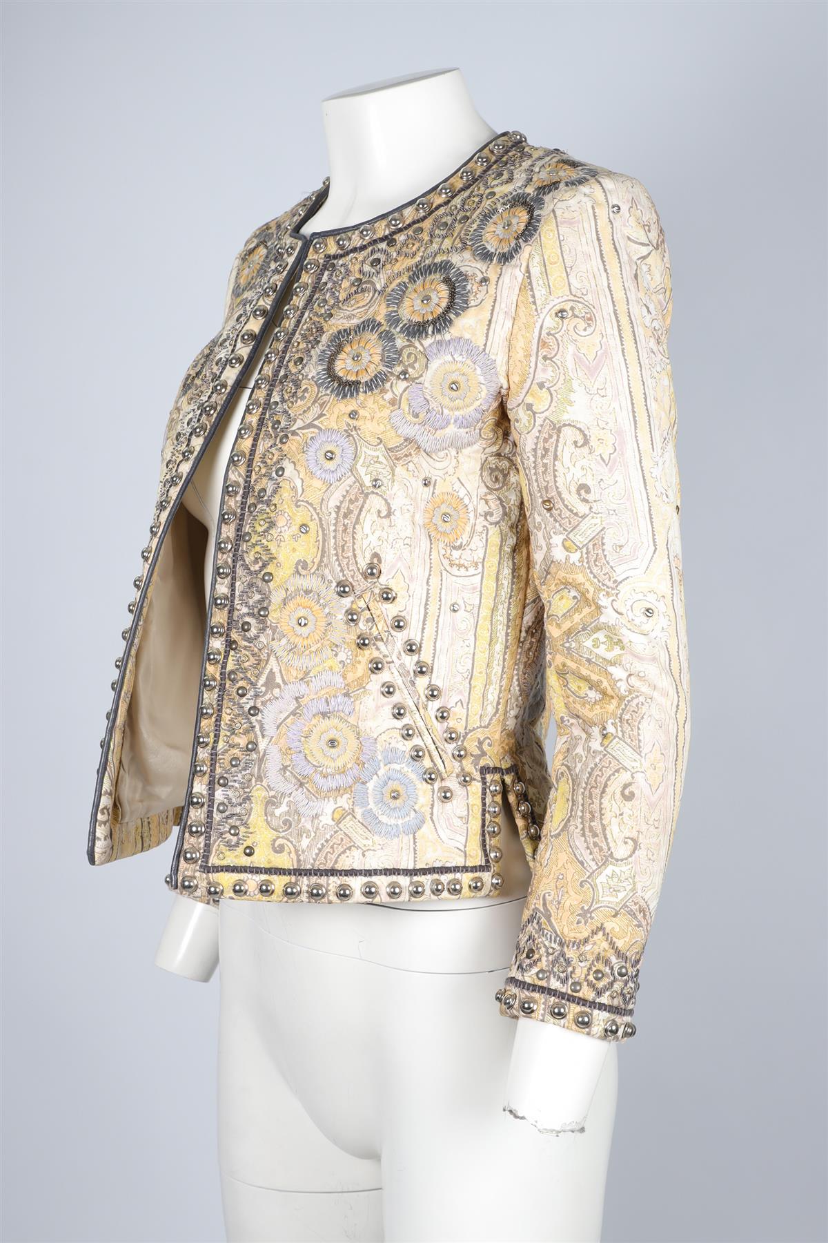 ISABEL MARANT YELLOW COTTON JACKET FR 38 UK 10
