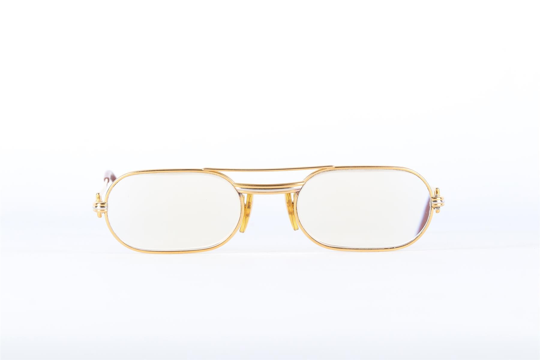 CARTIER GOLD MUST LOUIS GOLD PLATED GLASSES
