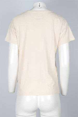 THE GREAT CREAM COTTON T-SHIRT UK 6