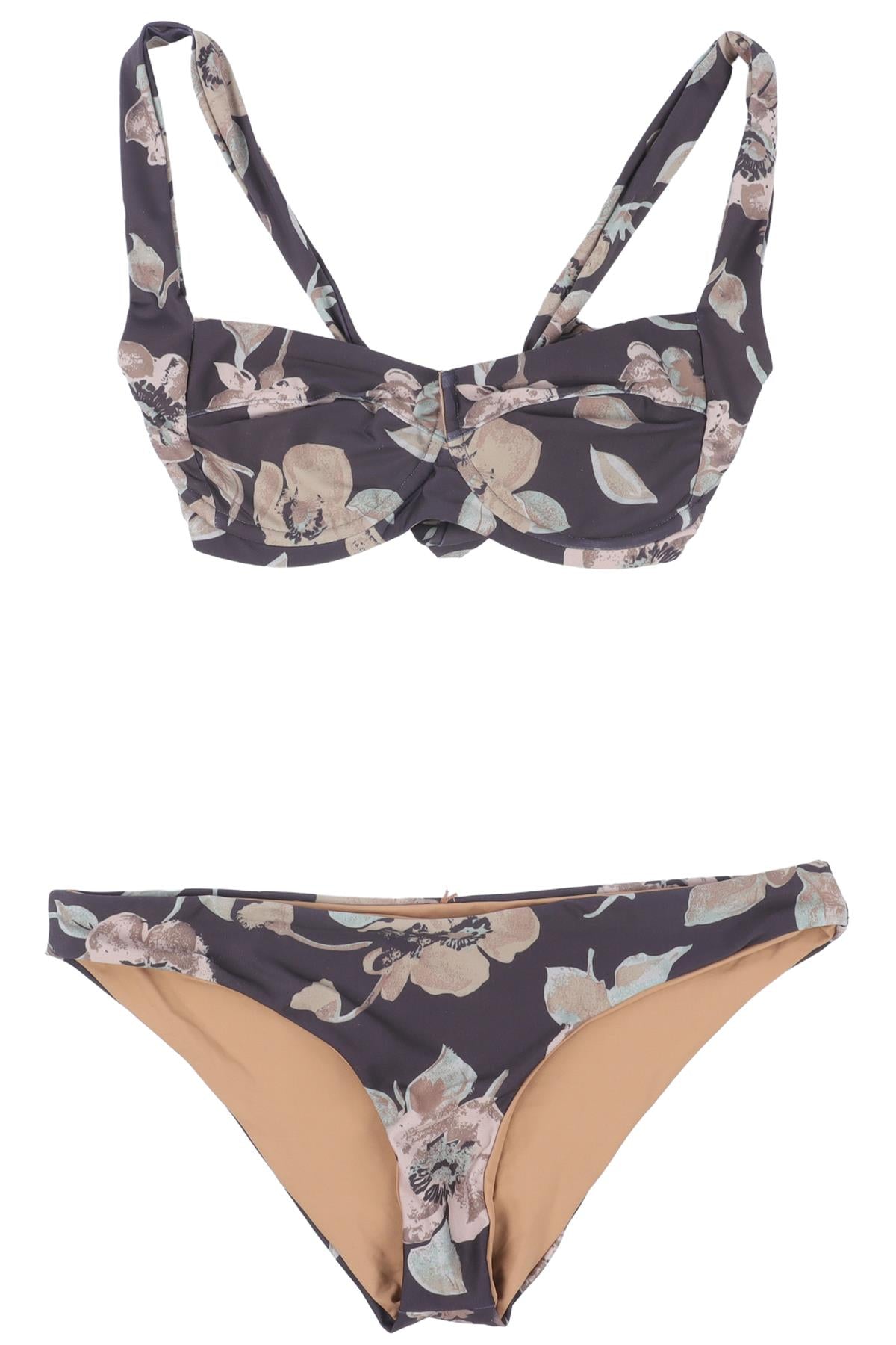 L SPACE BROWN BIKINI LARGE