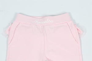 MONNALISA PINK BABY GIRLS COTTON PANTS 18 MONTHS