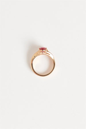 CHAUMET PINK JOSÉPHINE TIARA 18K ROSE GOLD, RUBELLITE AND DIAMOND RING