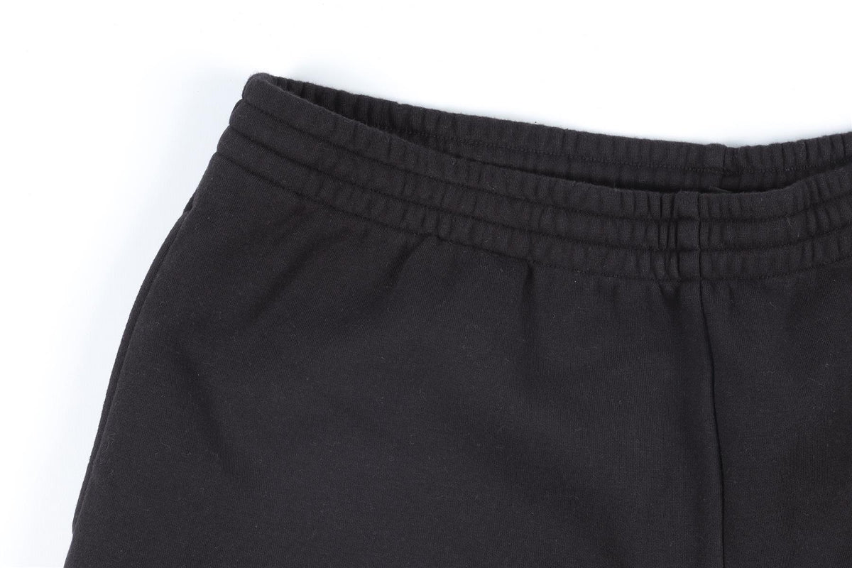 SKIMS BLACK COTTON SHORTS LARGE