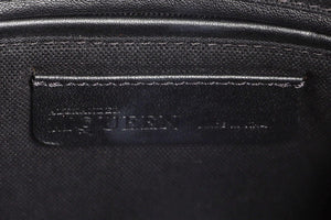 ALEXANDER MCQUEEN BLACK LEATHER CLUTCH