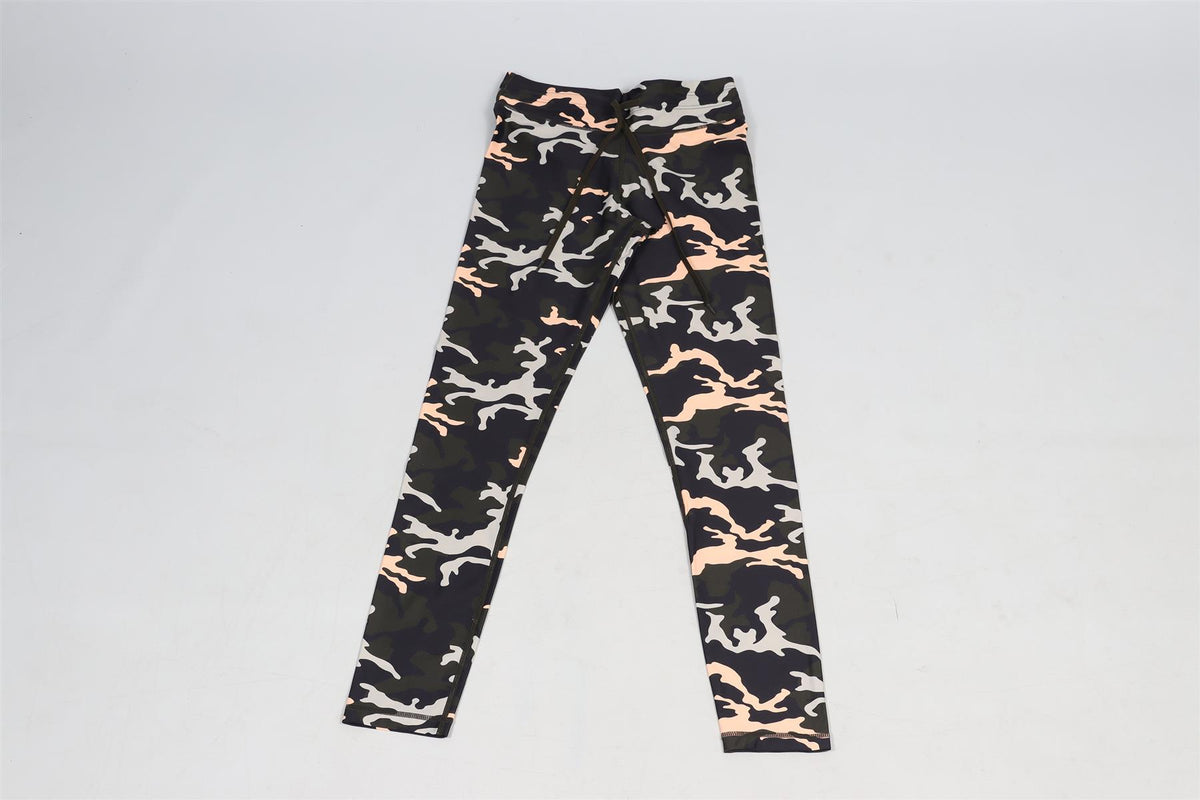 THE UPSIDE MULTICOLOURED JERSEY LEGGINGS SMALL