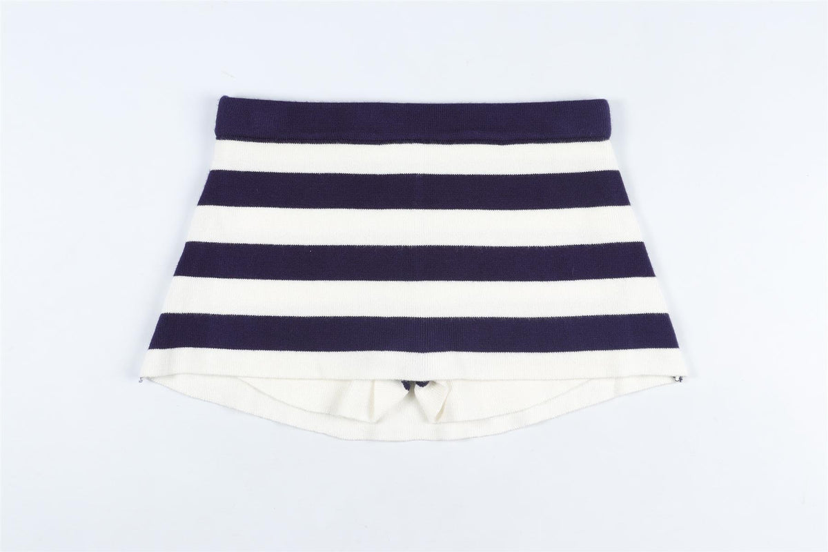 FRANKIE'S BIKINIS NAVY KNIT SKORT XSMALL