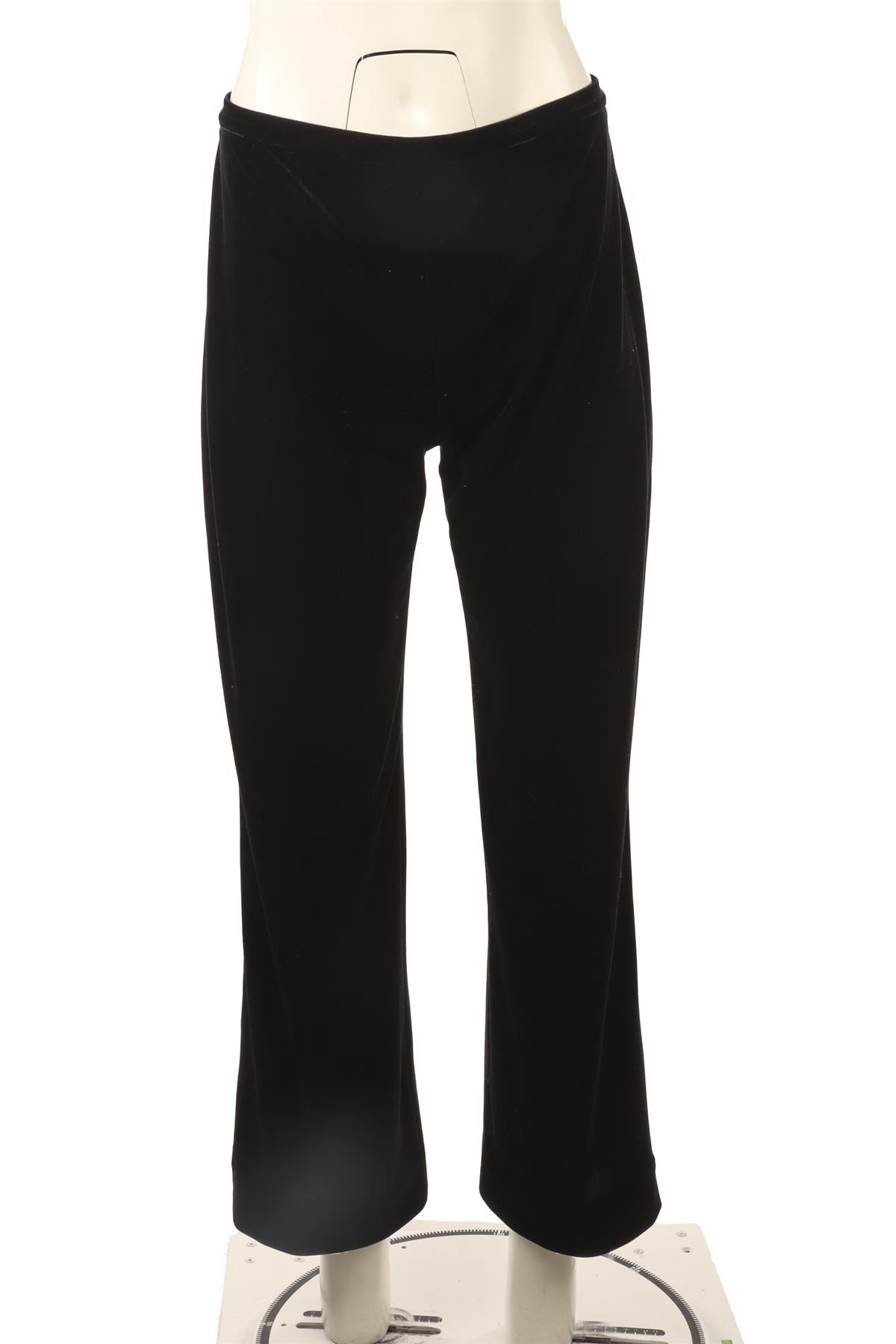 GIORGIO ARMANI NAVY VELVET STRAIGHT LEG PANTS IT 44 UK 12