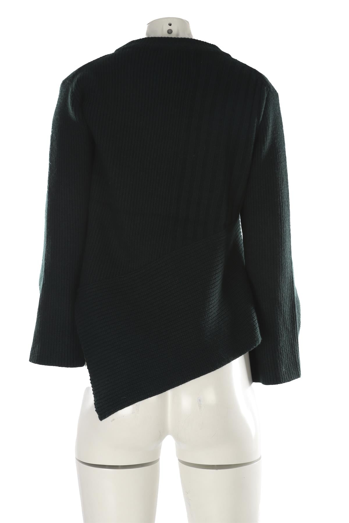 EUDON CHOI GREEN WOOL SWEATER SMALL