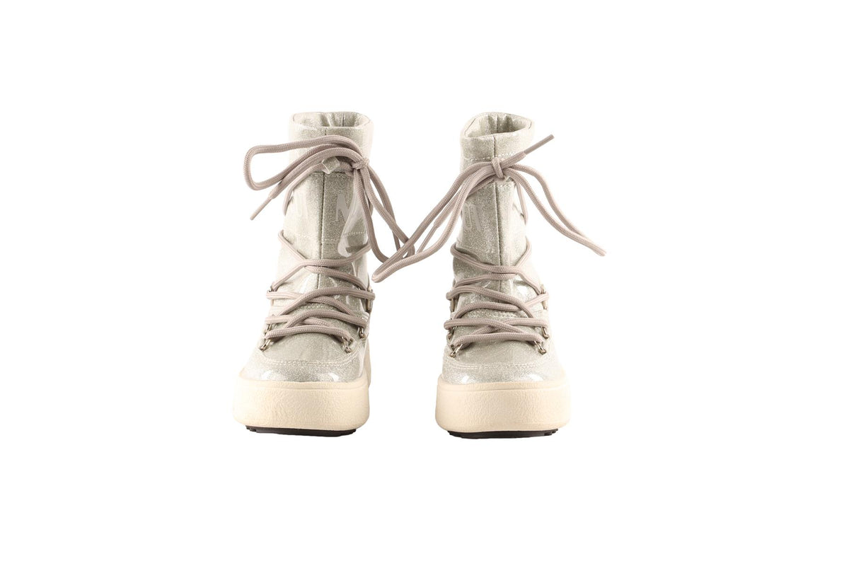 MOON BOOT SILVER KIDS GIRLS BOOTS EU 27 UK 9 US 10