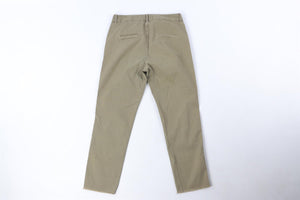 NILI LOTAN GREEN COTTON TAPERED PANTS US 0 UK 4