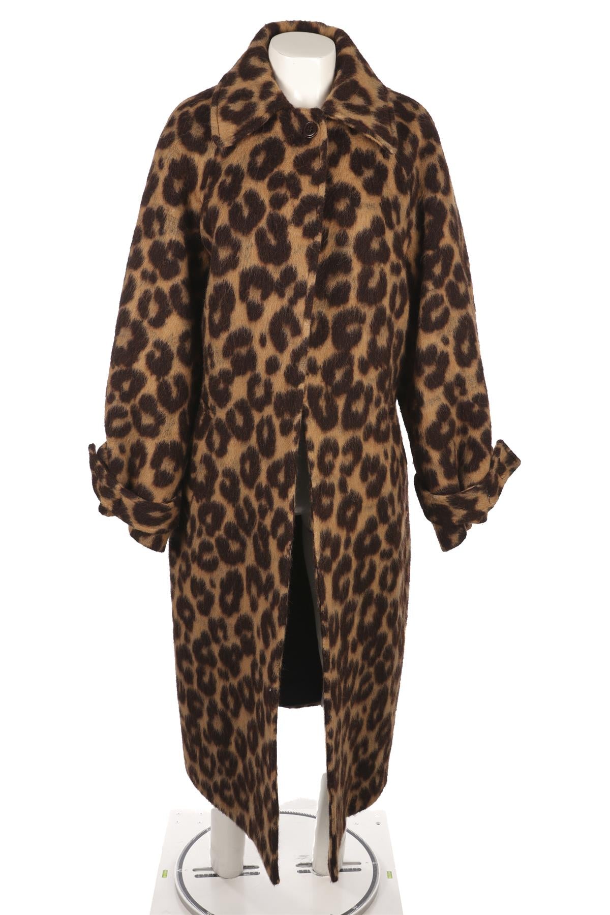 RAEY BROWN WOOL COAT XXSMALL-XSMALL