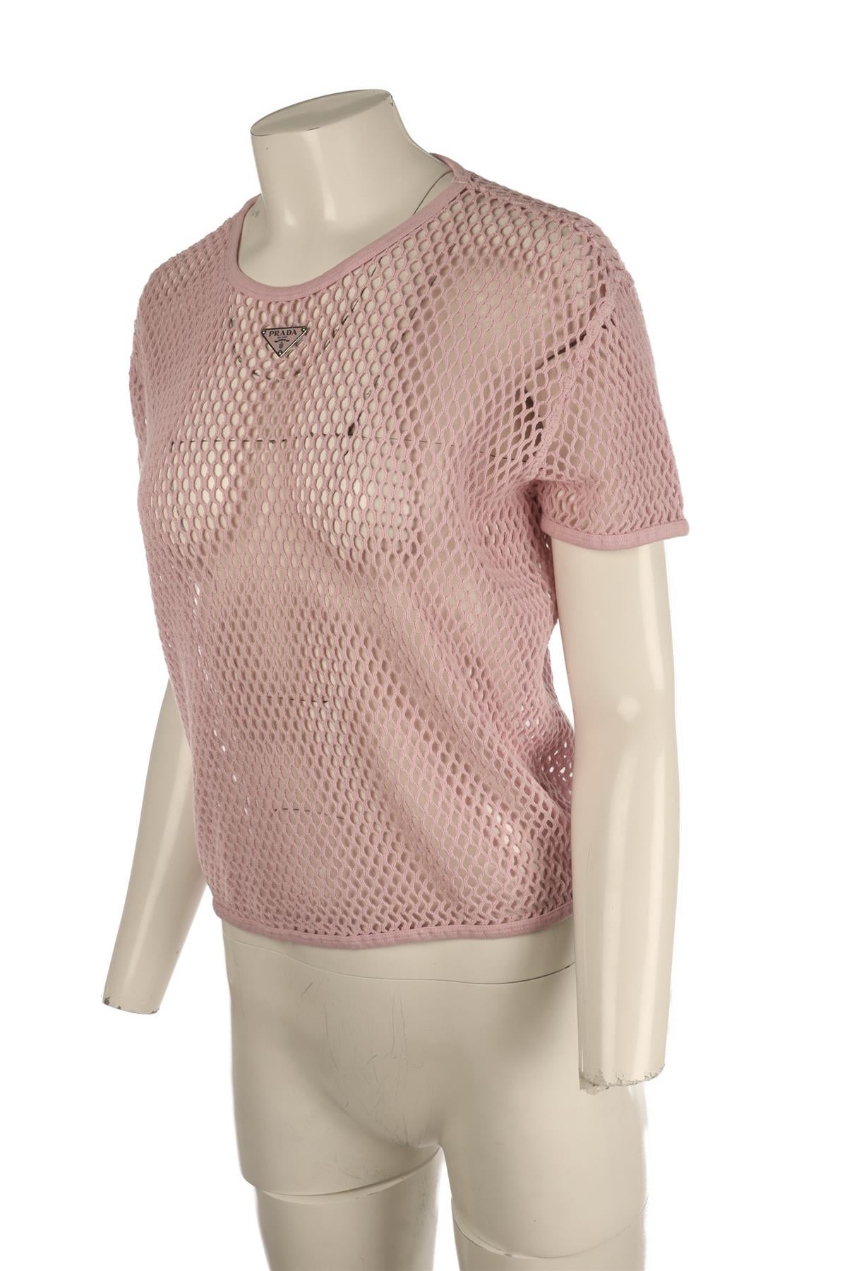 PRADA PINK COTTON TOP SMALL