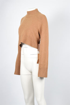 REFORMATION BROWN CASHMERE SWEATER SMALL