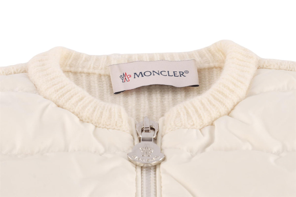 MONCLER IVORY KIDS GIRLS JACKET 2 YEARS