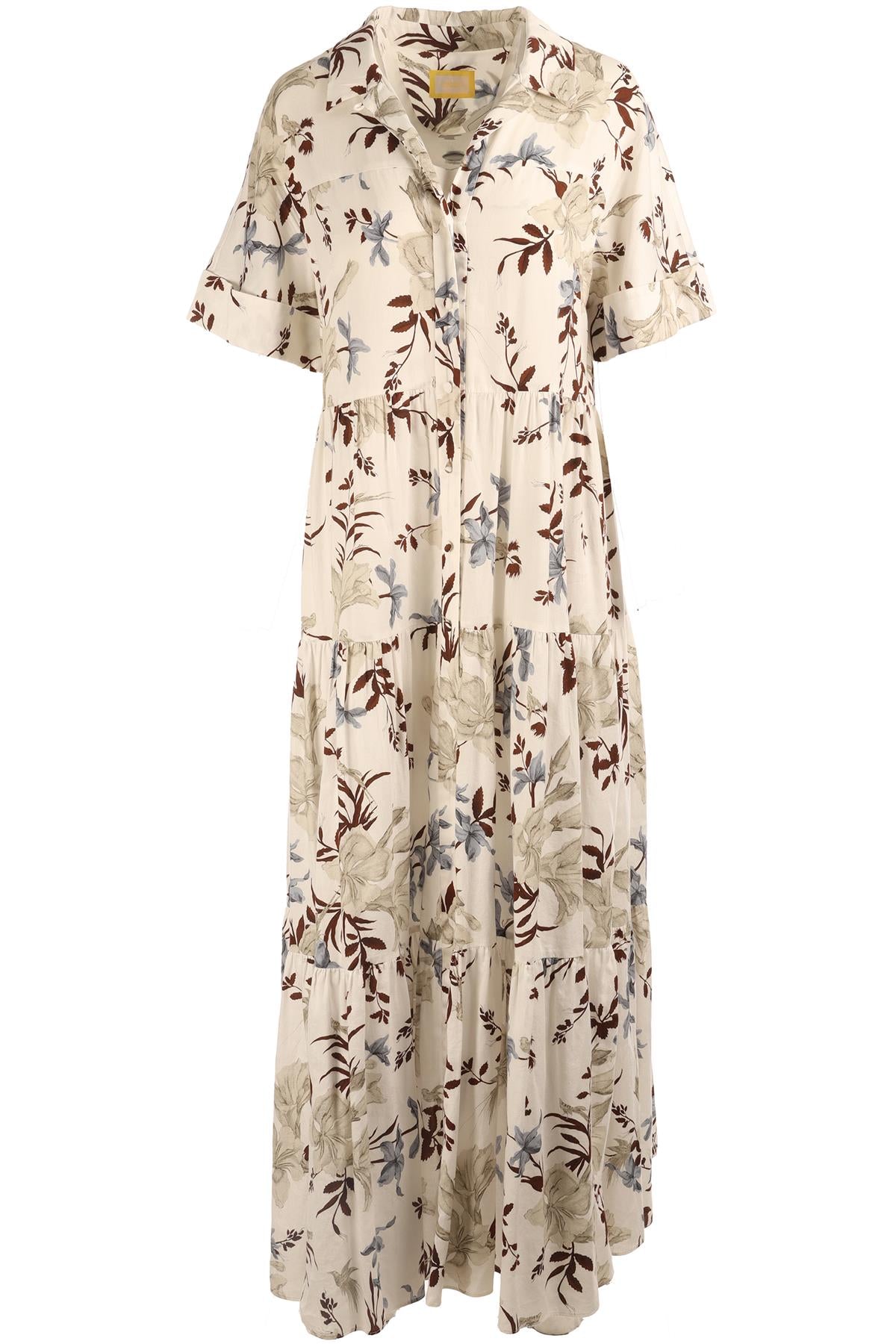 ERDEM WHITE COTTON MAXI DRESS UK 14 US 10 FR 42