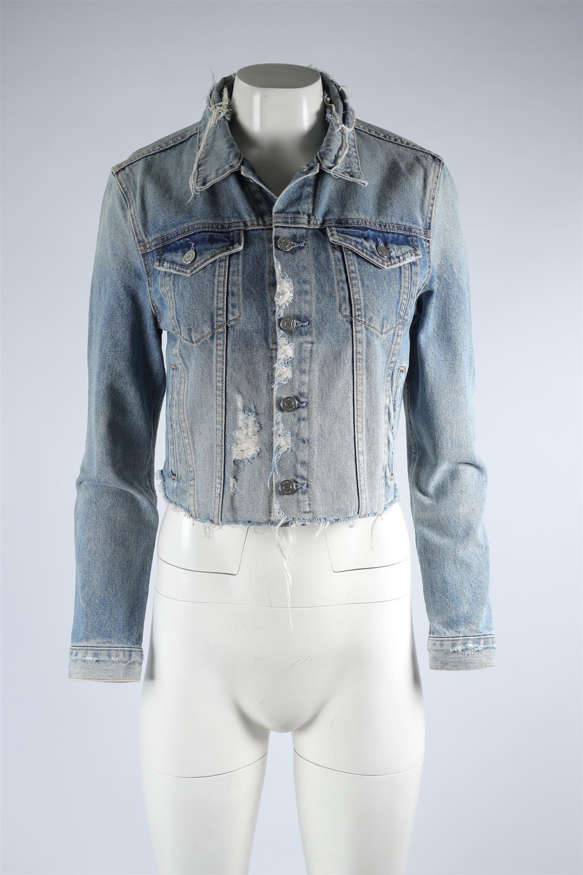 GRLFRND BLUE DENIM JACKET SMALL