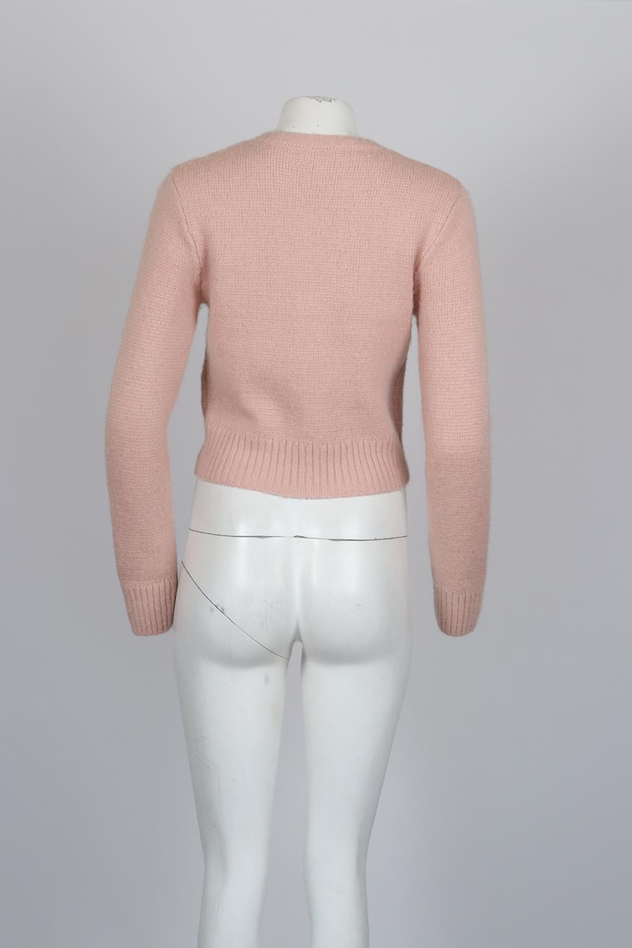 RE/DONE WOOL AND ALPACA BLEND SWEATER SMALL
