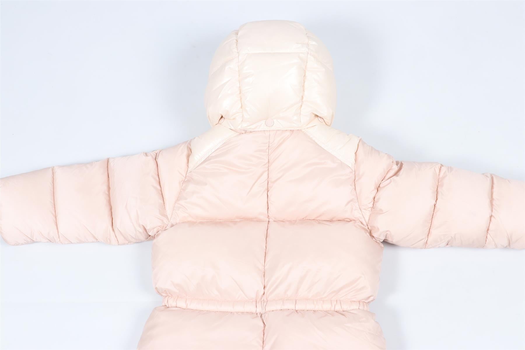 MONCLER PINK KIDS GIRLS PADDED SNOWSUIT 2 YEARS