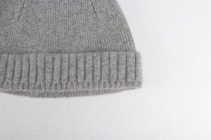 RE/DONE GREY CASHMERE BEANIE