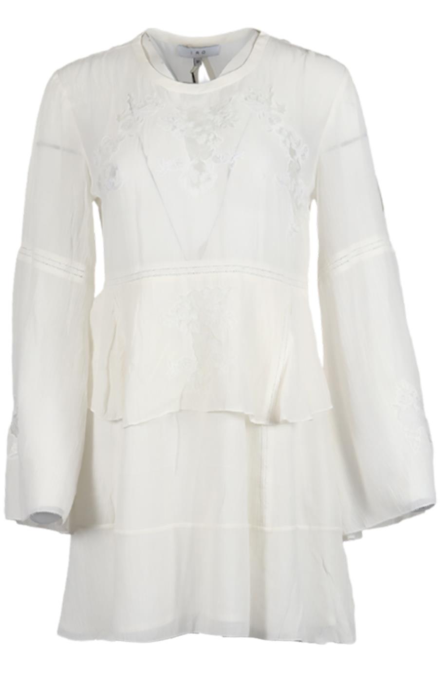 IRO SILK BLEND MINI DRESS FR 36 UK 8