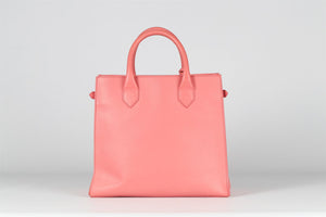 BALENCIAGA PINK PADLOCK ALL AFTERNOON LEATHER TOTE BAG