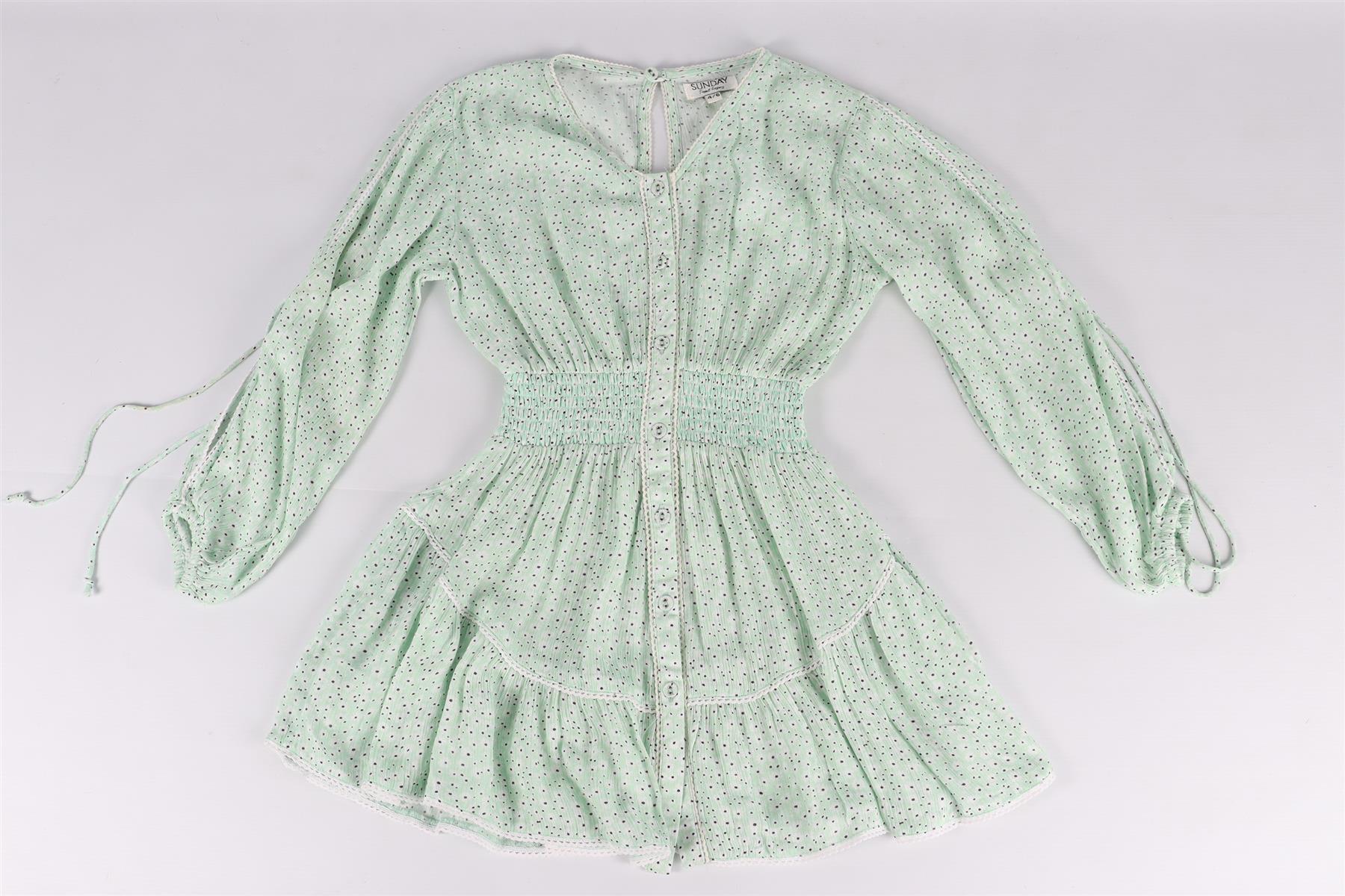 SUNDAY ST TROPEZ GREEN KIDS GIRLS DRESS 4-6 YEARS