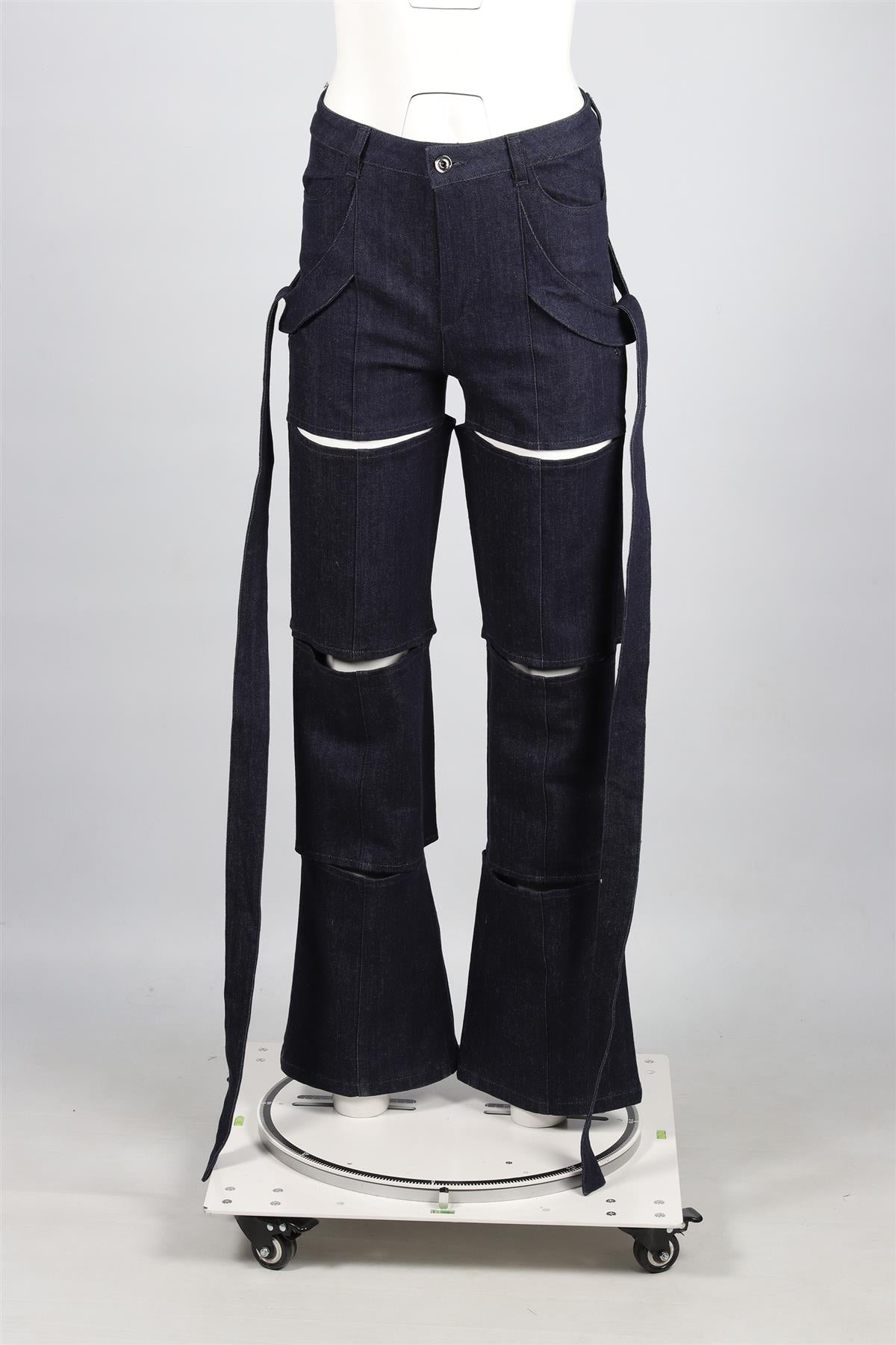 MONOT BLUE WIDE LEG JEANS IT 40 UK 8
