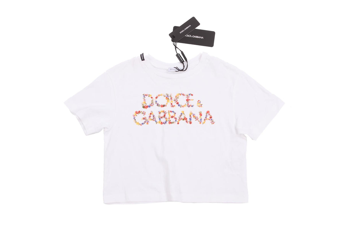 DOLCE & GABBANA WHITE KIDS GIRLS T-SHIRT 4 YEARS