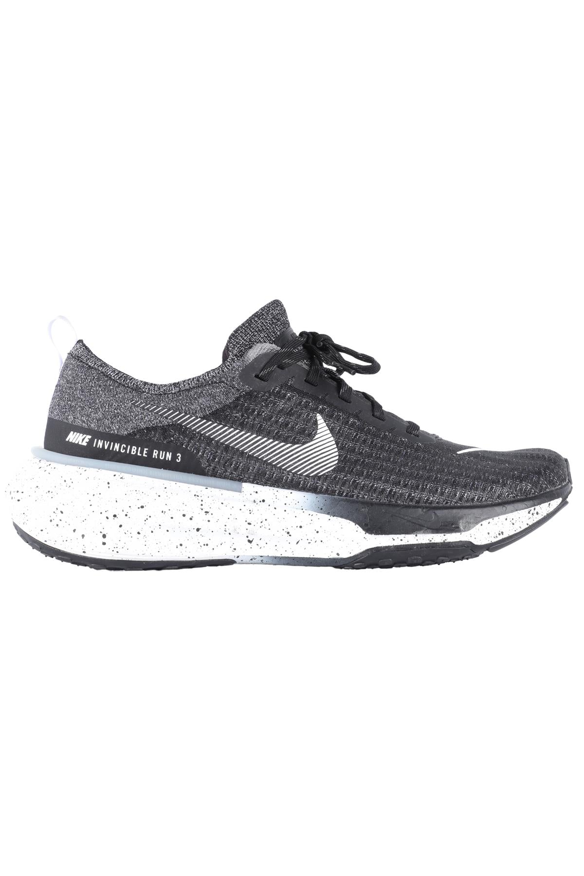 NIKE BLACK MEN'S INVINCIBLE RUN SNEAKERS EU 44 UK 9 US 10