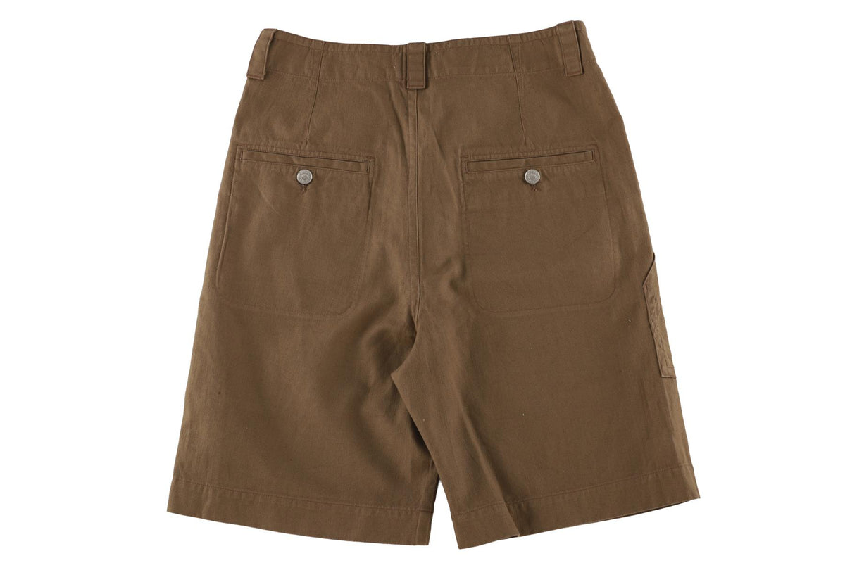 ISABEL MARANT GREEN MEN'S COTTON SHORTS UK 34