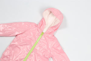 MONCLER PINK KIDS GIRLS SHELL JACKET 3 YEARS