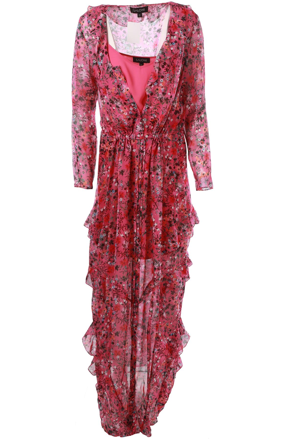 PINK SILK MAXI DRESS