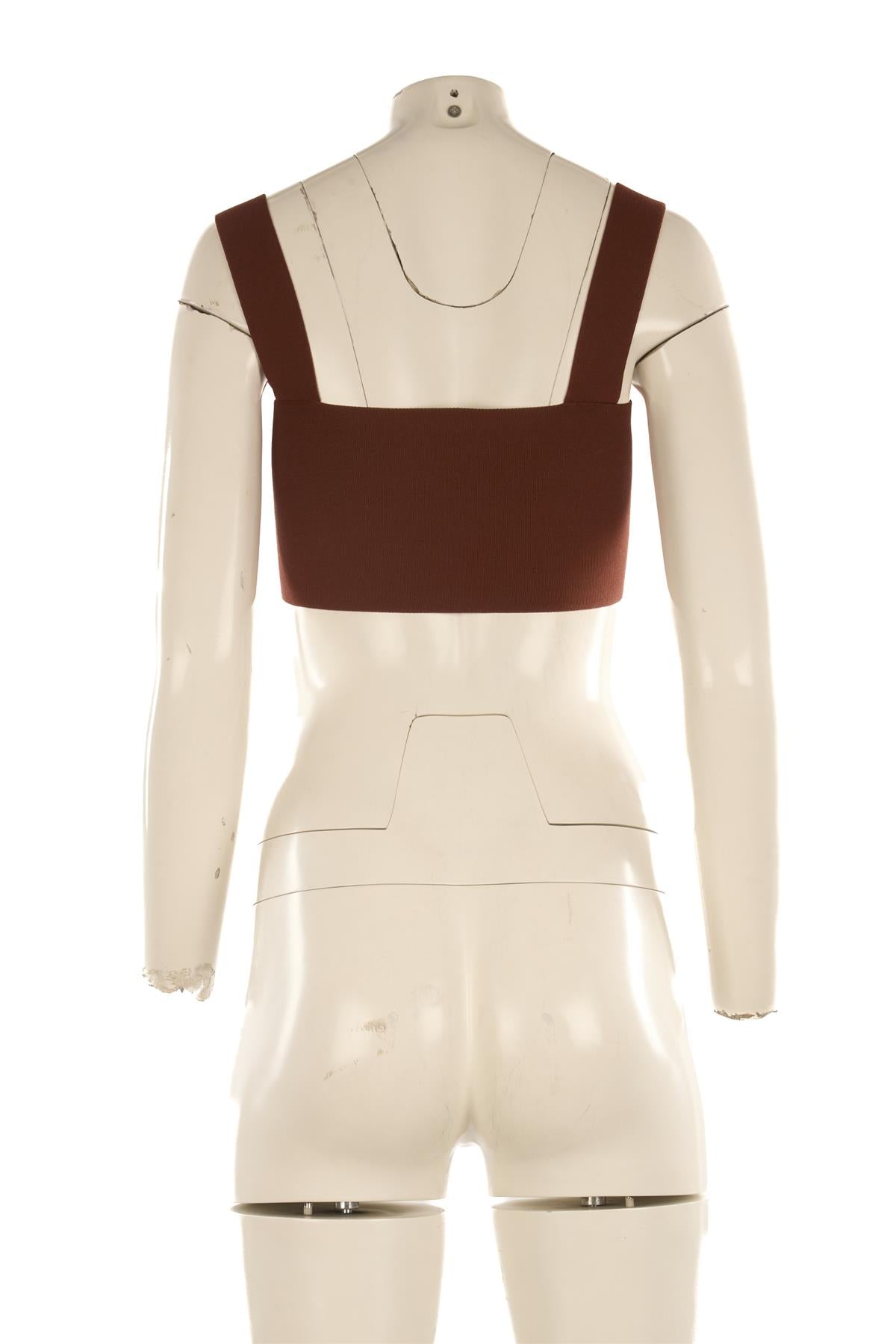 VB BODY BROWN KNIT TOP UK 8