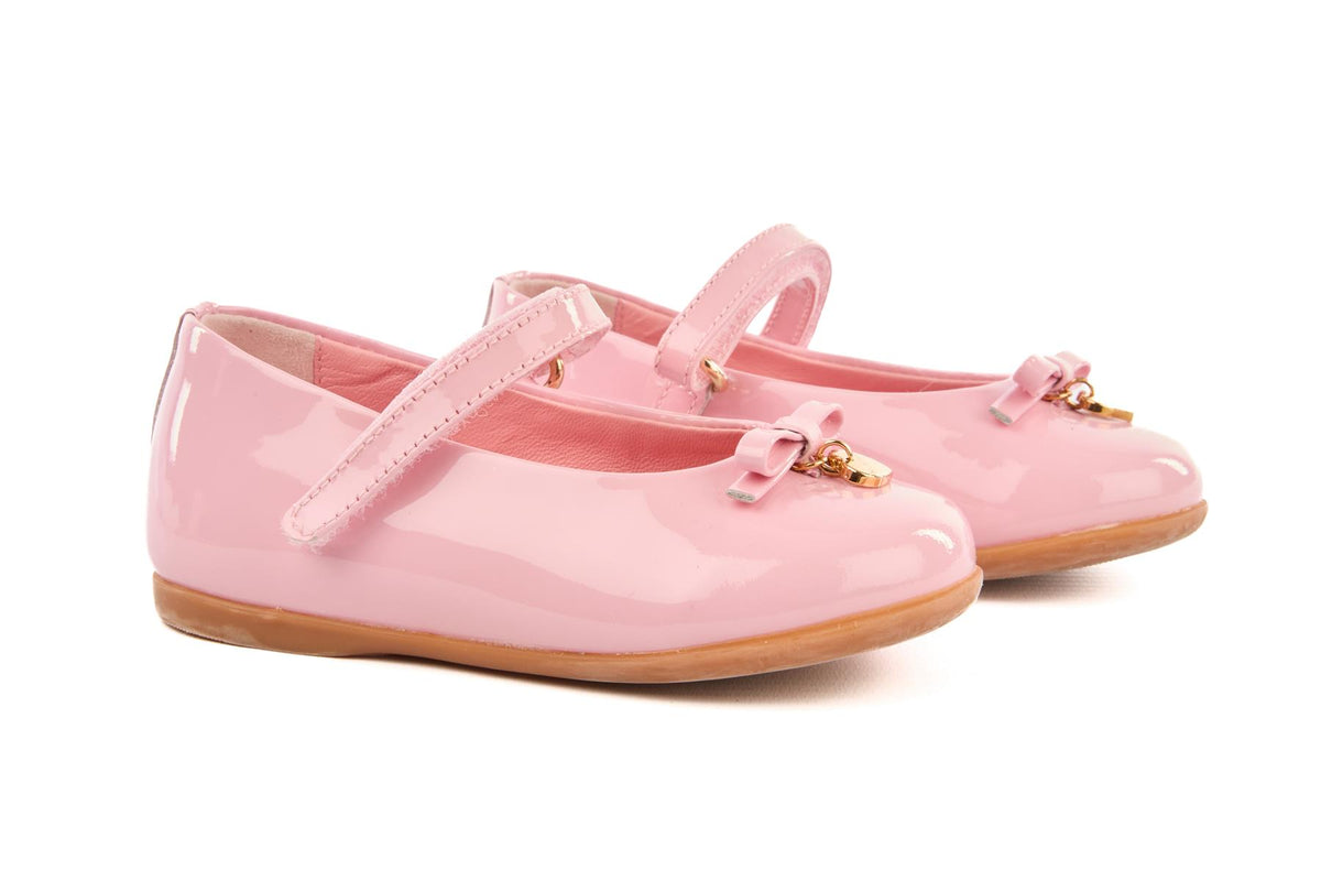 DOLCE & GABBANA PINK KIDS GIRLS BALLET FLATS EU 20 UK 3 US 4