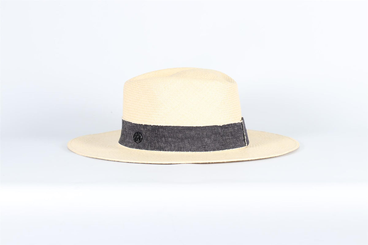 MAISON MICHEL STRAW HAT MEDIUM