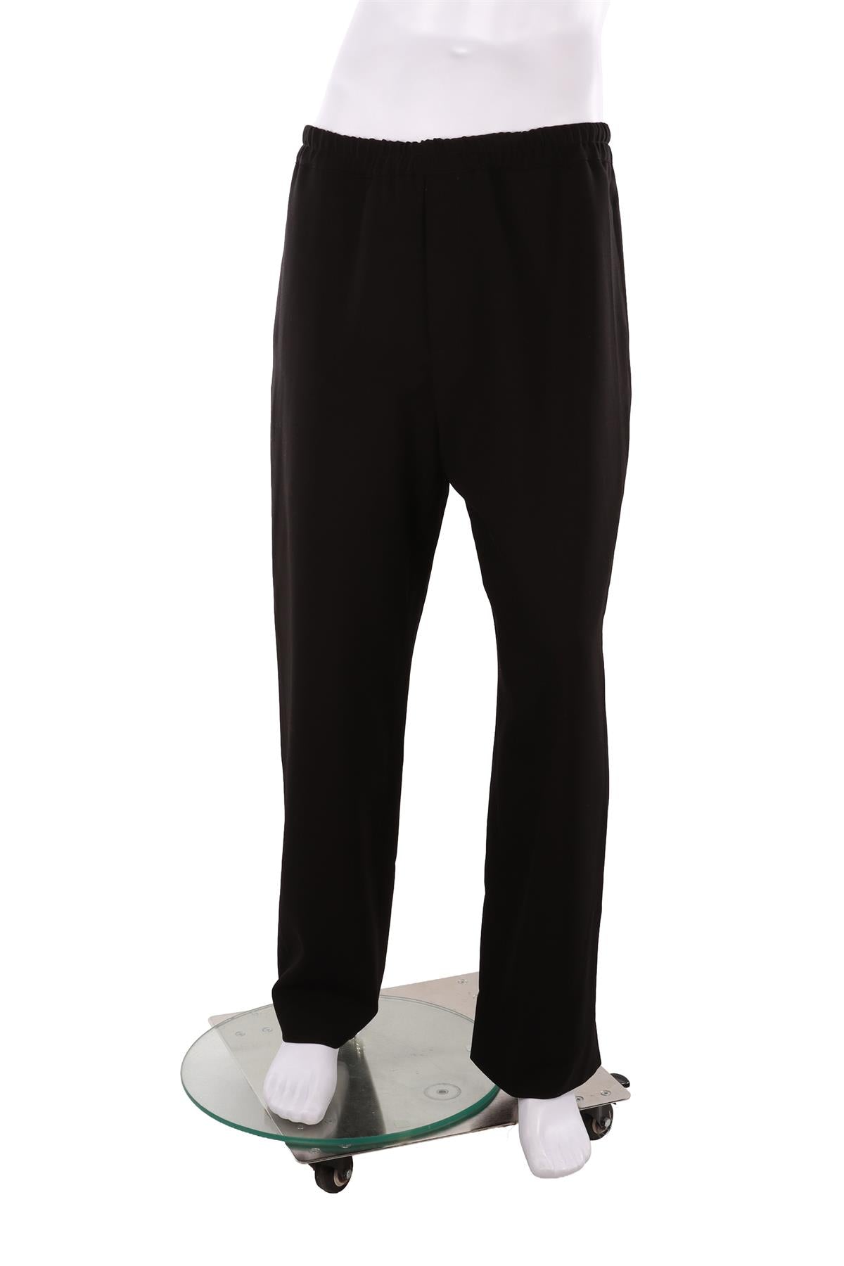 BLACK MEN'S WOOL PANTS