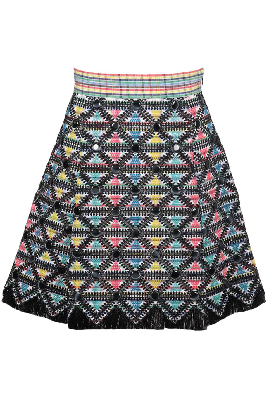 MARCO DE VINCENZO COTTON MINI SKIRT IT 40 UK 8