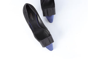 GIAMBATTISTA VALLI BLACK SUEDE PUMPS EU 39.5 UK 6.5 US 9.5