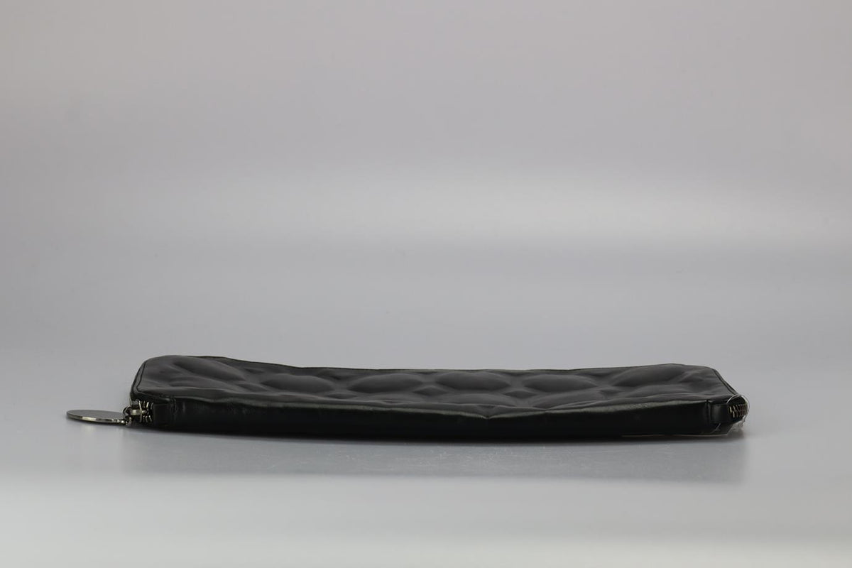 STELLA MCCARTNEY OVERSIZED FAUX LEATHER CLUTCH