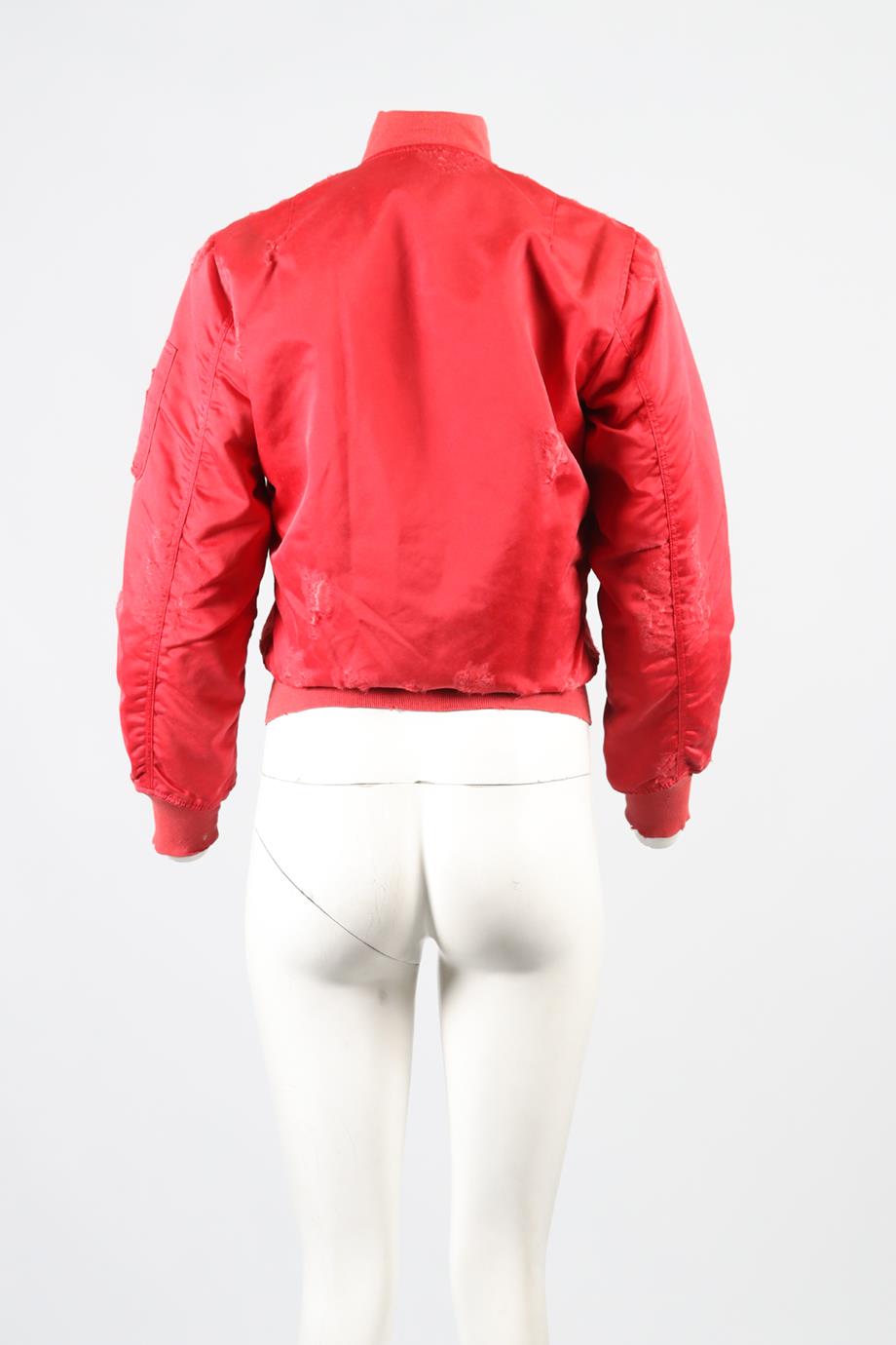 UNRAVEL PROJECT COTTON BLEND BOMBER JACKET IT 38 UK 6